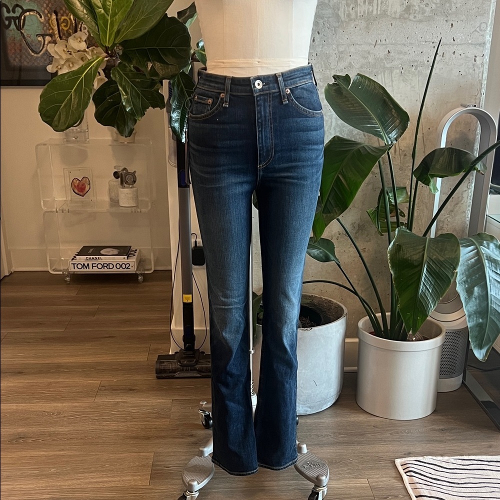 Rag & Bone Dark Wash High-Rise Women's Jeans